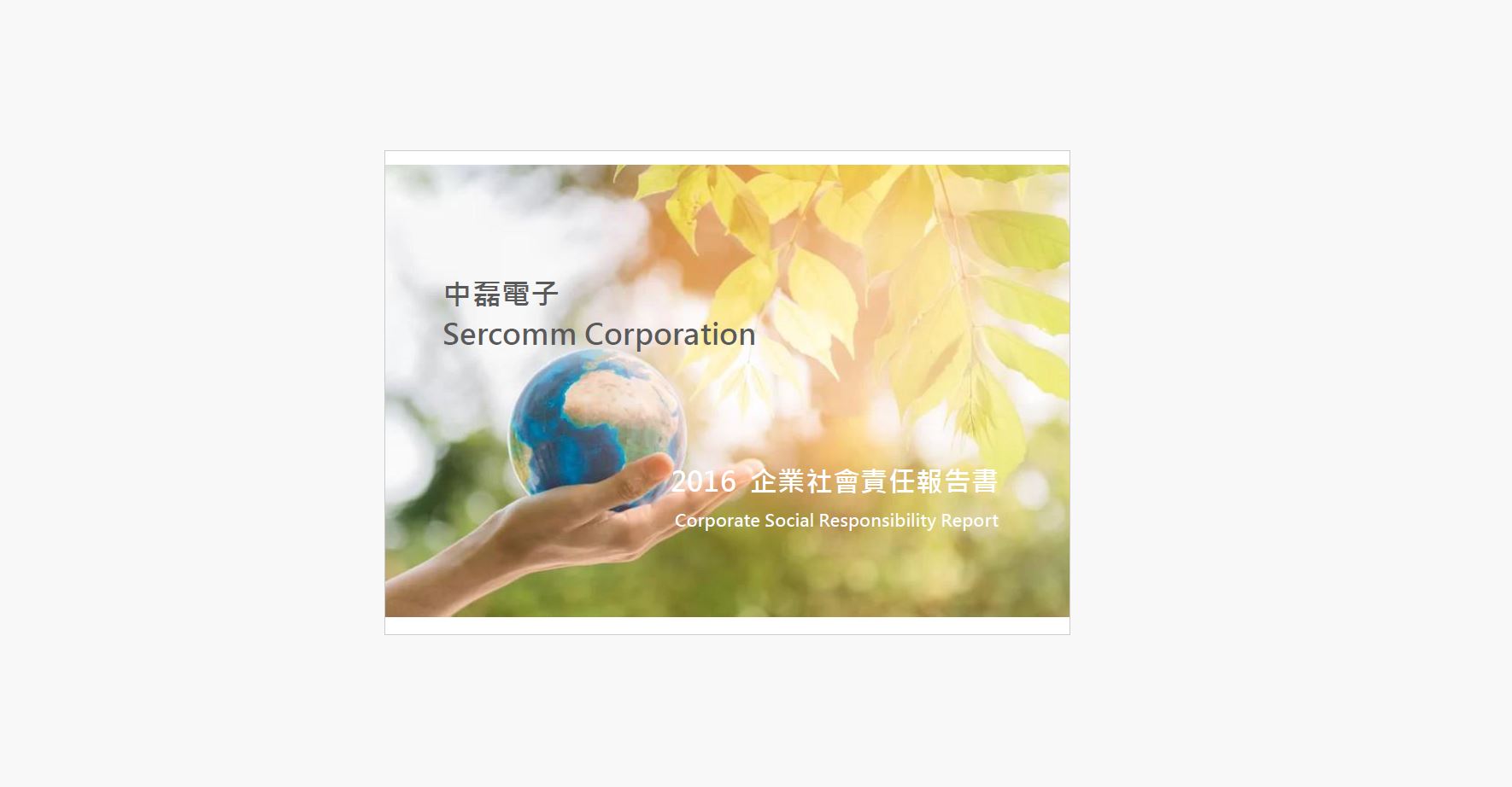 2016年社會責任報告書